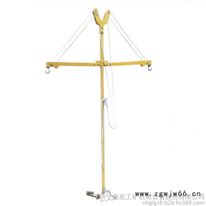 可调吊线杆 1.5M吊线绝缘羊角抱杆 绝缘组合吊线工具杆图3