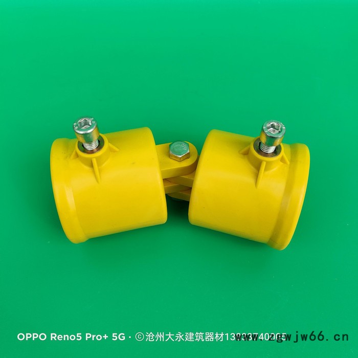 大永连接件 临边楼梯扶手连接件 防护栏连接件 定型化连接管件 塑料连接件  48管连接件图8