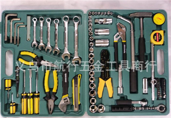 组合工具,随车工具,家用工具,组合修理工具,修理工具,82PC件套家?图2