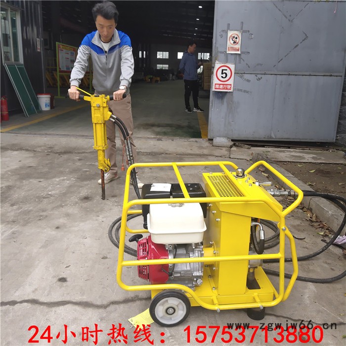 思拓瑞克ST13-30 液压动力站带动小型液压工具液压镐渣浆泵方便移动液压泵站汽油款柴油款液压泵站专业厂家图5