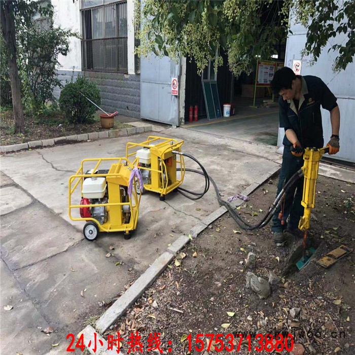 思拓瑞克ST13-30 液压动力站带动小型液压工具液压镐渣浆泵方便移动液压泵站汽油款柴油款液压泵站专业厂家图2