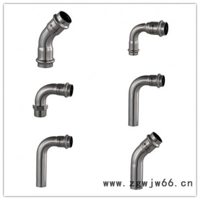 佛山共誉 不锈钢管件 卡压式薄壁水管 304不锈钢等径异径三通 304不锈钢管件