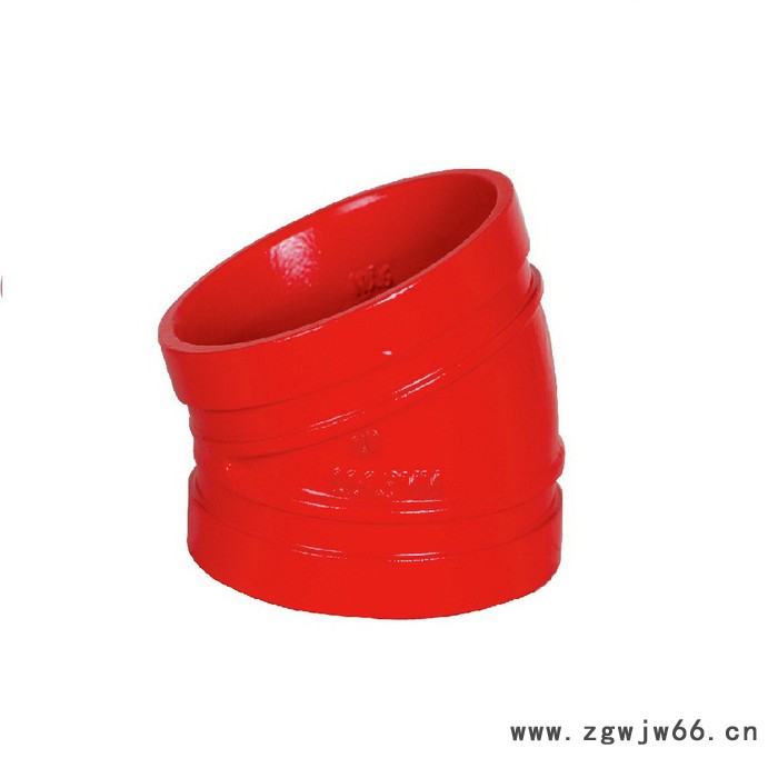 迈克 25公斤沟槽管件 DN125弯头 消防工程专用 耐高压图2