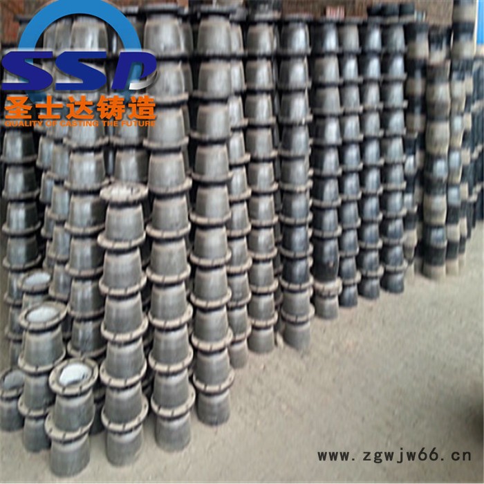 批发PN16球墨铸铁管件 供水管件 DN500x11.25度弯头厂家  圣士达铸造图5