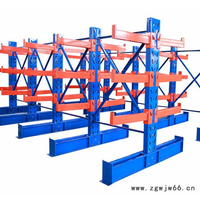 悬臂式货架 伸臂式货架 长件管件使用货架 仓库货架 车间货架图6