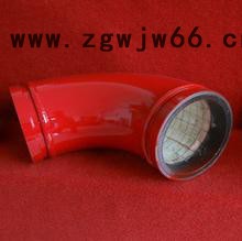 鲲鹏制造砼泵管件  耐磨砼泵管件 内衬陶瓷耐磨管 复合陶瓷耐磨弯头 天津图2