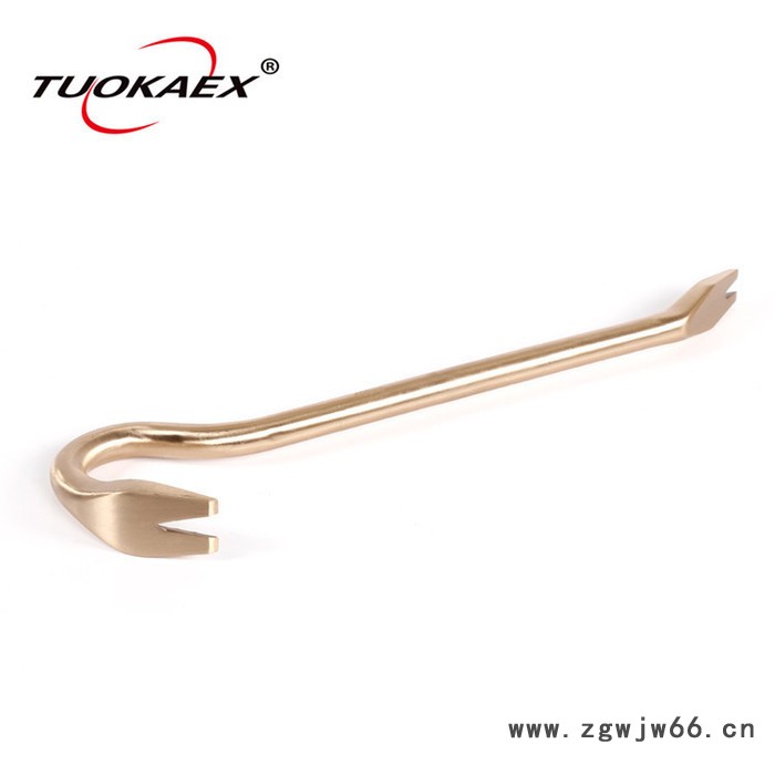 拓开400-1200mm 防爆羊角起钉器，铍青铜防爆羊角起钉器400mm铜合金起钉钳 防爆工具泊头图4