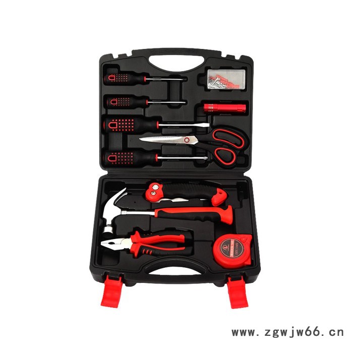 LC8612厂家批发**款家用组合工具套装 礼品积分兑换组套工具箱 一件代发 可定制LOGO工具盒