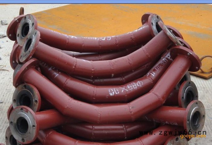 河北海浩长期生产供应耐磨管件陶瓷耐磨弯头价格实惠图4