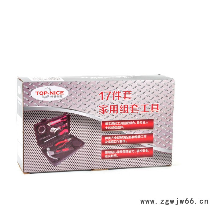 特普耐思（TJ-Z00017）批发17件套家用组套工具 五金组合工具套装 可定制logo  螺丝刀套装 五金组合套装图5