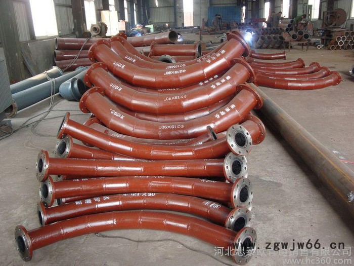 供应思 泰 欧1寸-72寸稀土耐磨弯管 耐磨管件制造图3