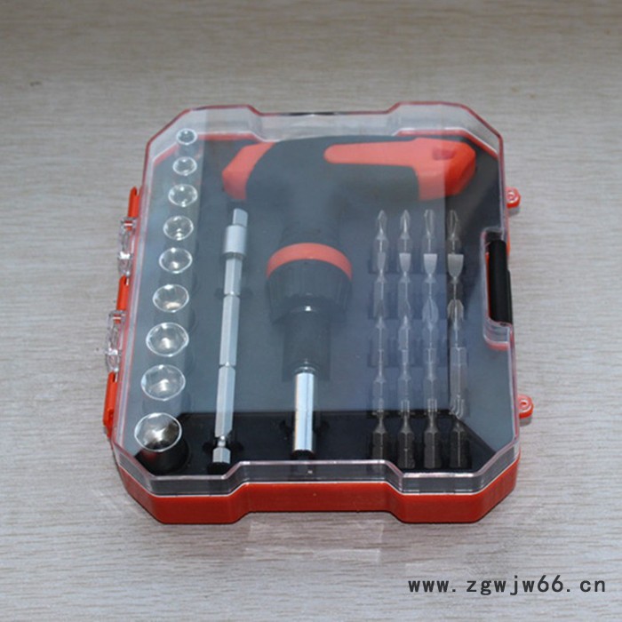 特普耐思（T-0532H）批发32件套螺丝刀套装 可伸缩柄螺丝批套装家用组套工具 五金组合工具套装 套筒工具组合套装图3