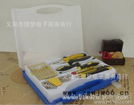 供应五金家用组合 18件套工具 螺丝刀 美工刀 电笔 套装批发 2069图3