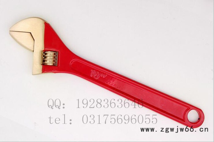 中泊集团桥防牌125A防爆活扳手铝铜铍铜无火花防爆工具铜质活动扳手防爆工具生产厂家图2