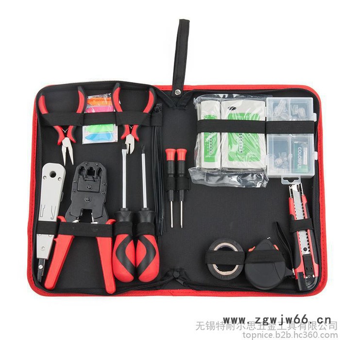 特普耐思（TD-Z00015）批发15件套网络维护工具套装 五金组合工具套装 可定制 网线钳套装图3