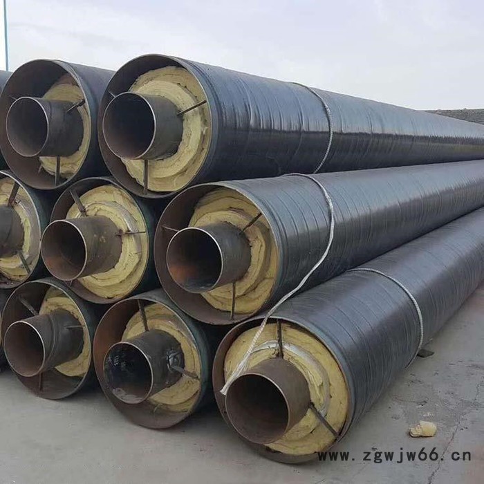 恒诚管道 预制钢套钢保温管 直埋保温管件报价图3