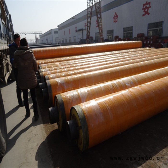 恒诚管道 预制钢套钢保温管 直埋保温管件报价图4