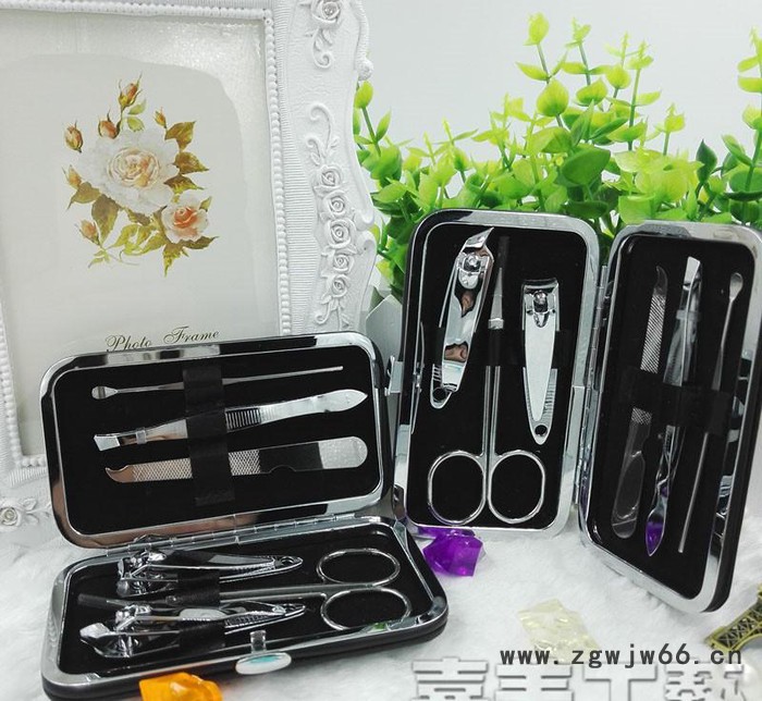 不锈钢指甲剪挖耳勺工具剪指甲刀套装指甲钳剪美甲组合套装6件套图3