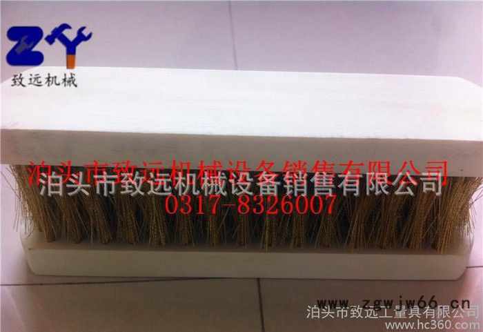 防爆无火花工具 防爆工具 防爆铜丝刷 木柄黄铜板刷 防爆板刷图3