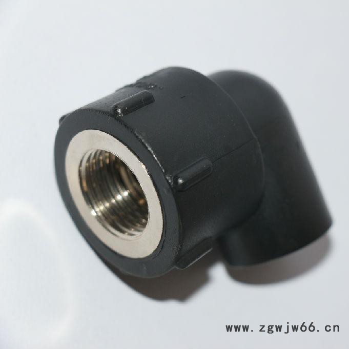 艾斯蒂20-63 PE管件 黑色给水用PE内牙弯头 PE内丝直接图4