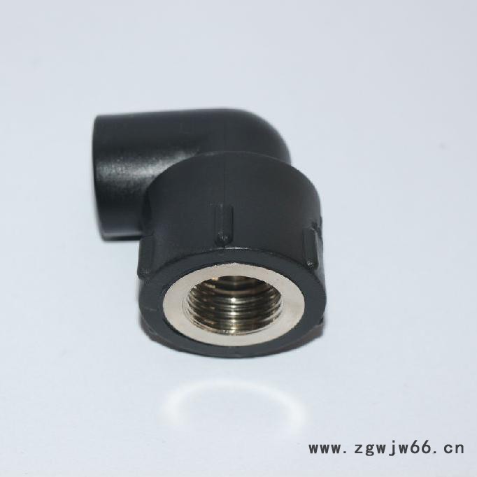 艾斯蒂20-63 PE管件 黑色给水用PE内牙弯头 PE内丝直接图3