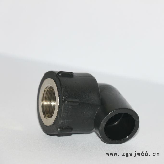 艾斯蒂20-63 PE管件 黑色给水用PE内牙弯头 PE内丝直接图2
