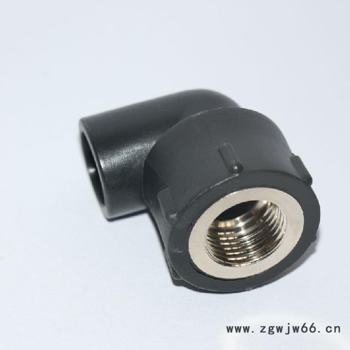 艾斯蒂20-63 PE管件 黑色给水用PE内牙弯头 PE内丝直接图5