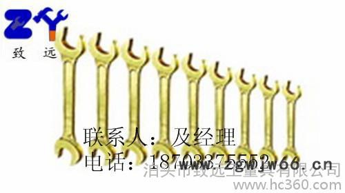 防爆工具  防爆无火花9件套双头呆扳手  铜质开口扳手  双头呆扳手图2