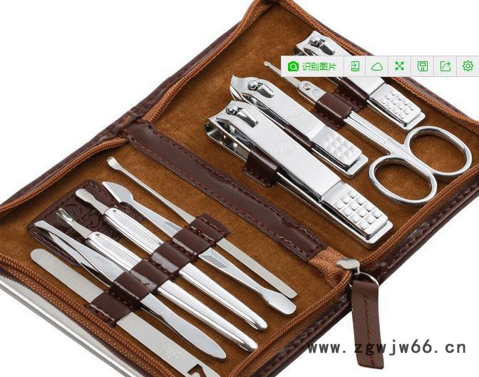 韩国777 原装进口 指甲刀10件套装 工具组合 NTS图3