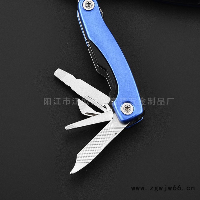 不锈钢车载便携多功能迷你折叠钳子户外丛林求生多用途组合工具钳图3