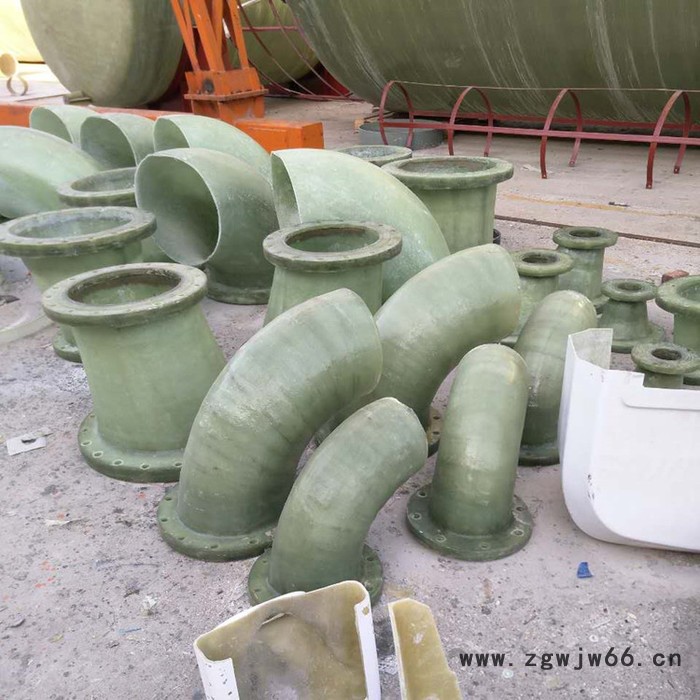 南京 玻璃钢管件三通弯头 鸿硕 玻璃钢树脂管件 承插口弯头图6