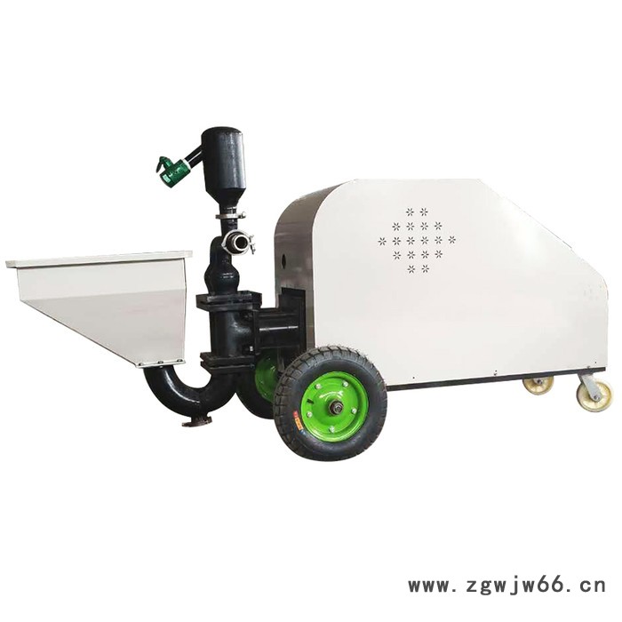 多功能砂浆喷涂机 新型柱塞式喷涂机双杠 全自动喷涂机 喷枪与送料管的连接可以旋转 便于操作图4