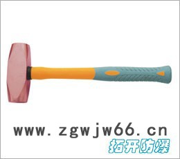 专业厂家防爆工具 紫铜塑柄欧式平锤  物优价廉图2