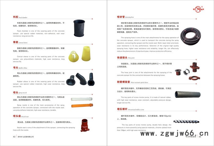 新科喷浆机配件 供应 喷浆机喷头座 喷枪座图3