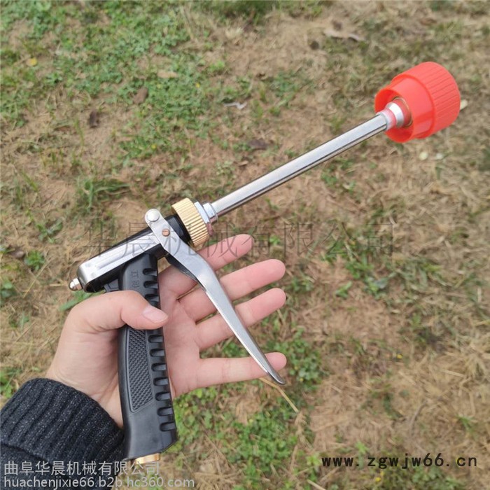 高压喷枪消毒机  汽油打药机 华晨四轮手推喷雾器图7