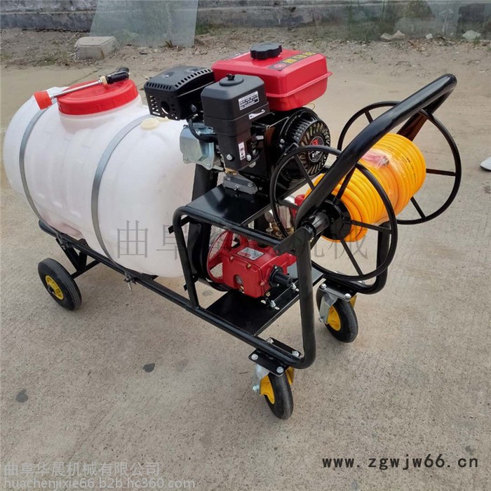 高压喷枪消毒机  汽油打药机 华晨四轮手推喷雾器图4