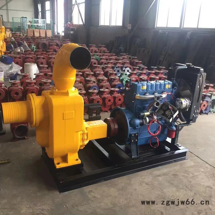 高压70米抽水泵流量100立方高压柴油水泵喷灌涡轮喷枪水泵