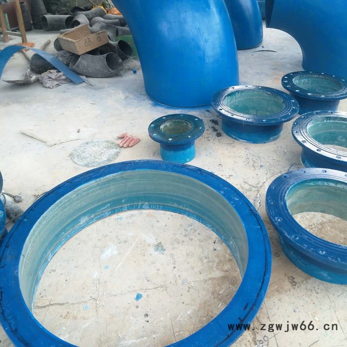 鸿硕 玻璃钢手糊管件法兰 玻璃钢管件法兰片 玻璃钢通风法兰图2