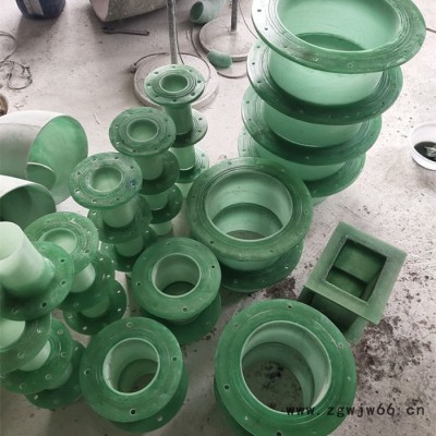 鸿硕 玻璃钢手糊管件法兰 玻璃钢管件法兰片 玻璃钢通风法兰