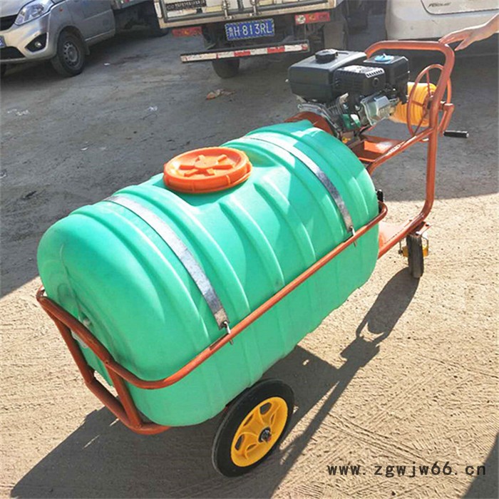 农用田间打药机 汽油电动喷枪式远程打药推车图7