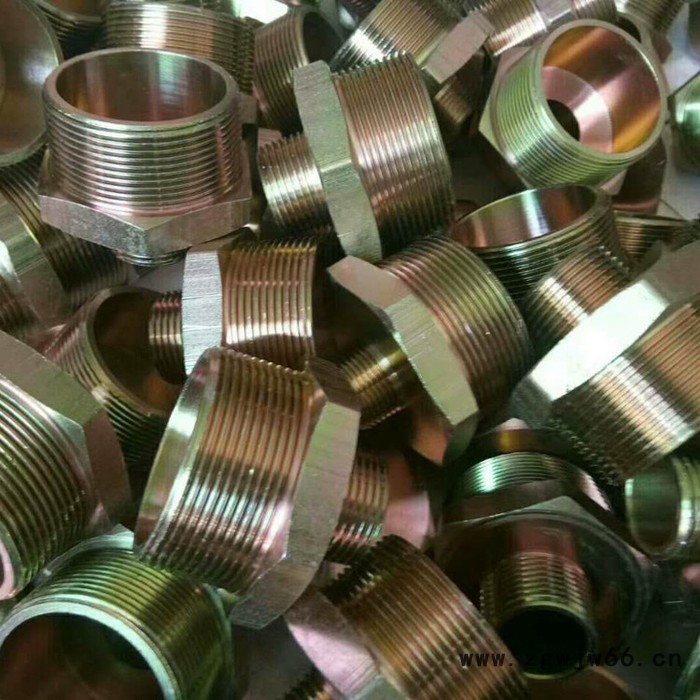 红雷  供应  不锈钢胶管接头   液压管件对丝图2