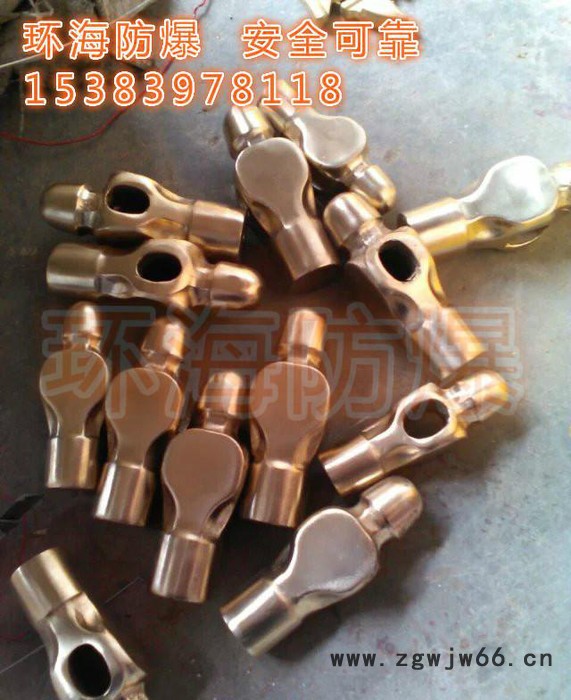 直销胡桃木柄铜锤 防爆圆头锤 防爆工具铜大锤直销图2