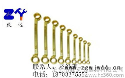 防爆工具   9件套双头梅花扳手  铜质双梅  无火花双头梅   防爆梅花扳手图2