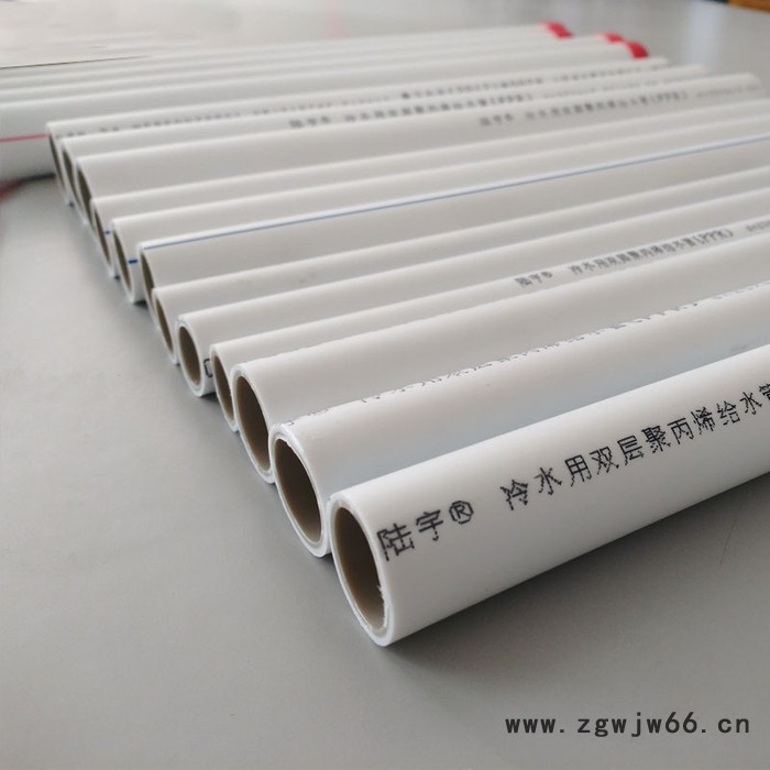 给水用PPR管 陆宇ppr管材管件 采暖系统用ppr管 ppr双色给水管