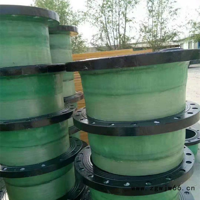 天津 玻璃钢树脂管件 鸿硕玻璃钢净化塔管件 玻璃钢法兰弯头图5