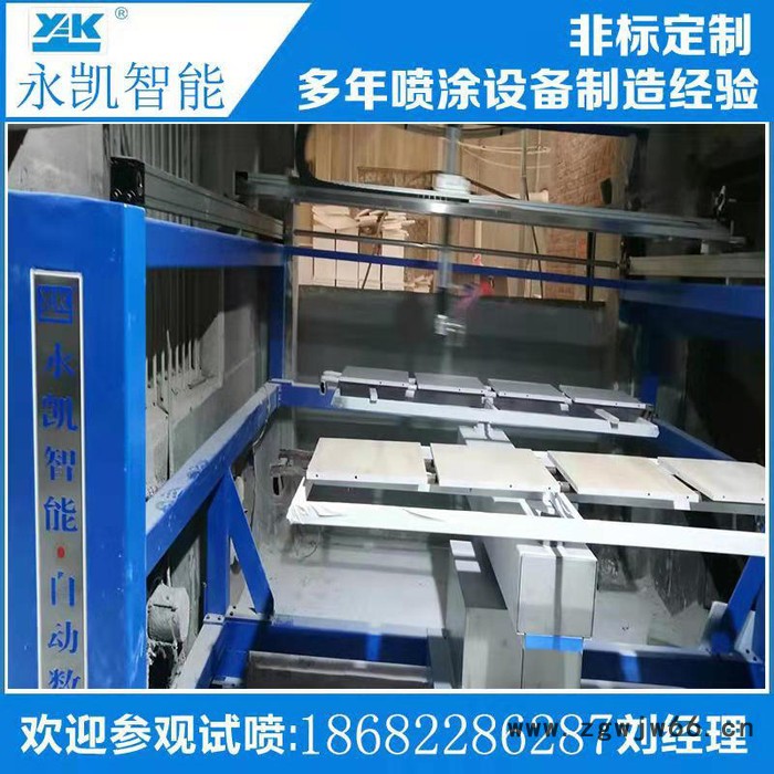 大型自动喷涂设备 自动喷涂机器 书柜板喷涂设备 往复机喷涂 自动喷漆设备图2