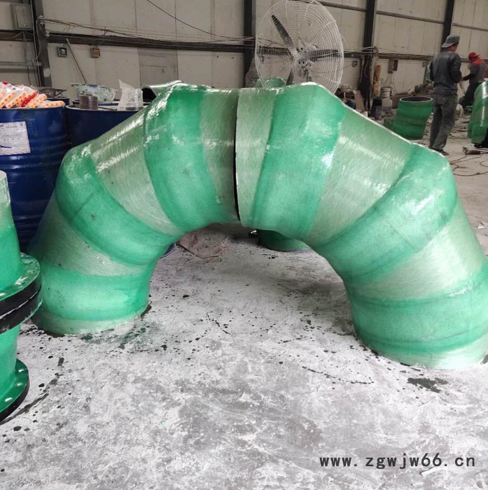 鸿硕 玻璃钢弯头 玻璃钢管件三通弯头 玻璃钢法兰弯头 管件弯头图3