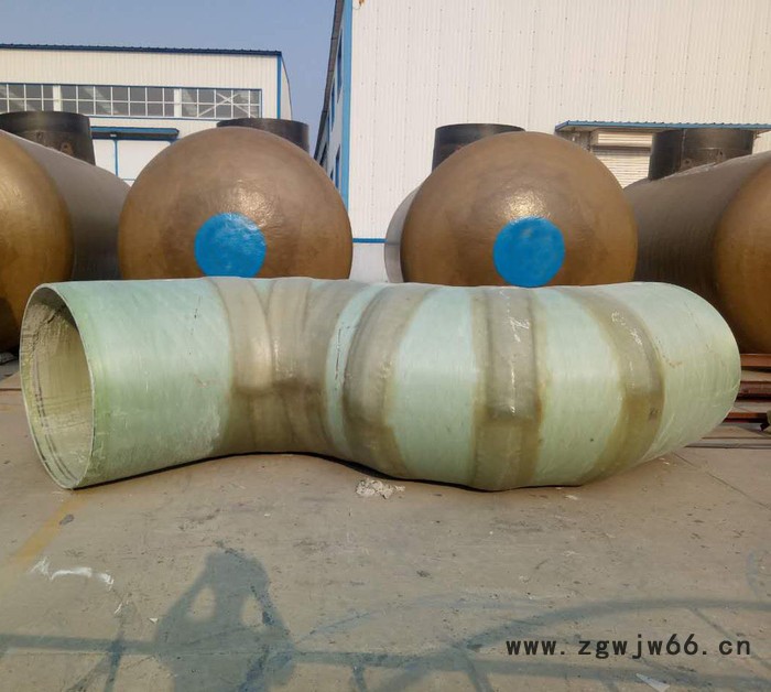 鸿硕 玻璃钢弯头 玻璃钢管件三通弯头 玻璃钢法兰弯头 管件弯头图5