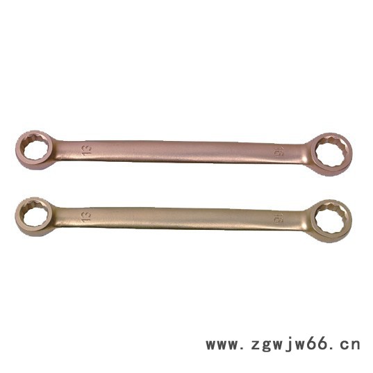 河北四凯防爆工具直径双头梅花扳手铍青铜铝青铜无火花工具**铜扳手SK150图2