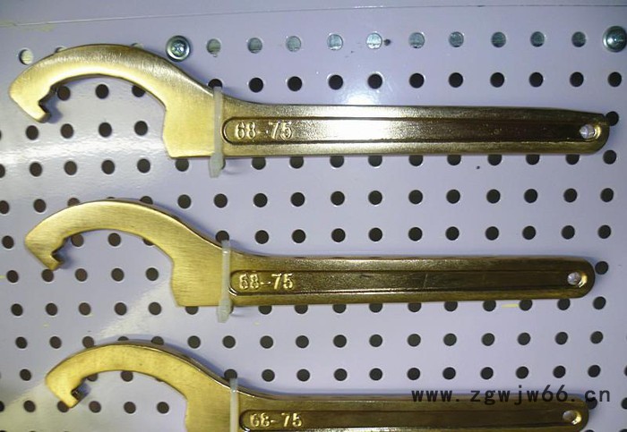 批发/订制防爆钩形扳手 铜制勾型扳手 防爆工具 月牙扳手图3